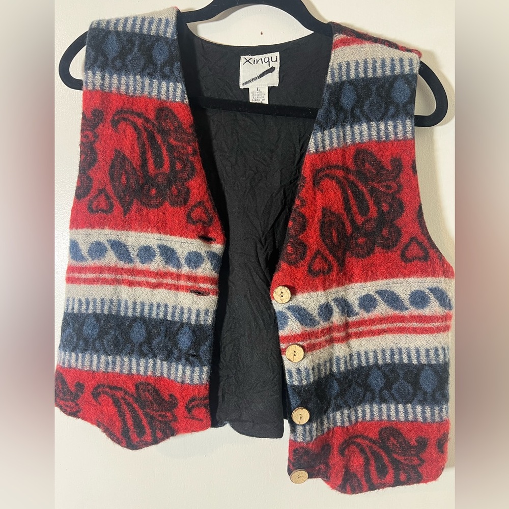 CUTE VINTAGE WOOL VEST